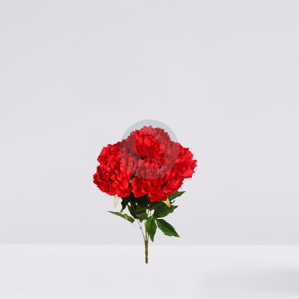AD0696.03.jpg BOUQUET DE PEONIAS ARTIFICIALES 48CM - Imagen 1