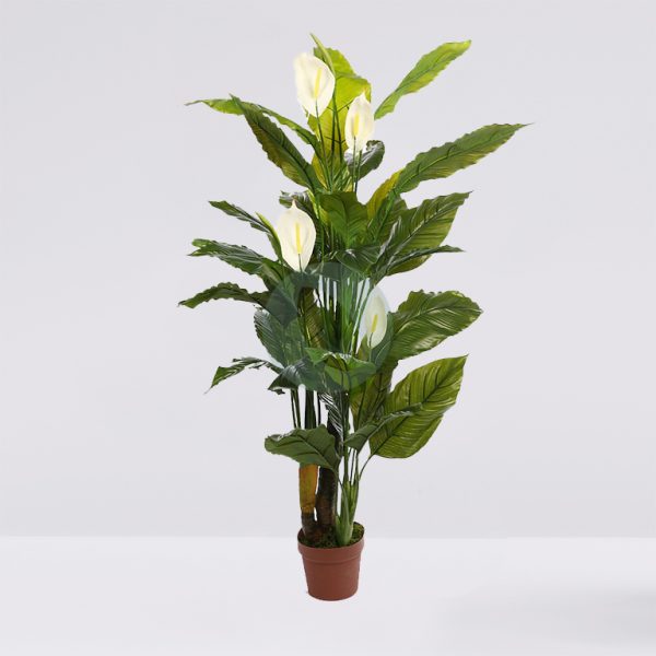 SPATIFILIUM ARTIFICIAL EN MACETA 133CM - Imagen 1