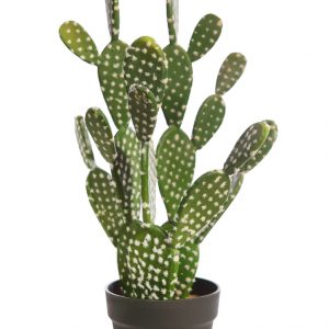 Cactus Opuntia Artificial En Maceta 56cm