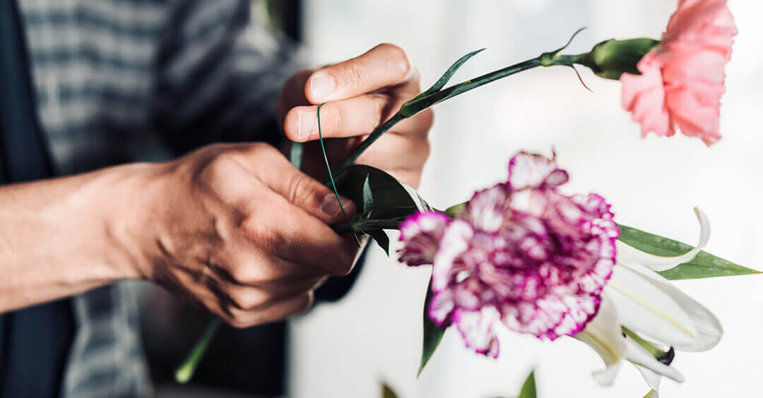 flores artificiales de calidad