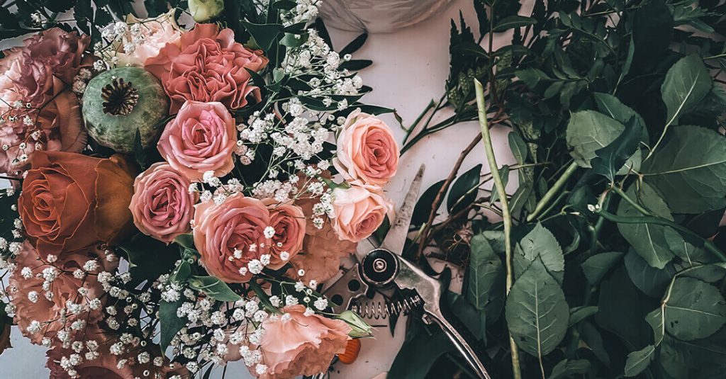 ramo flores artificiales