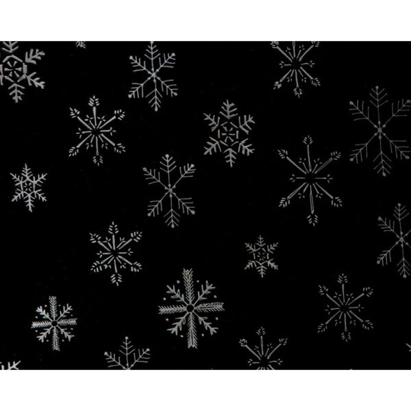 ROLLO CELOFAN DECORADO COPOS DE NIEVE 80CM - Imagen 2