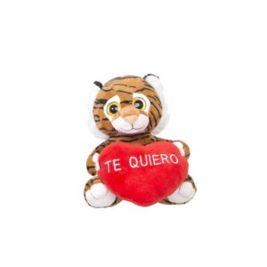 PELUCHE TIGRE CON CORAZON 24CM