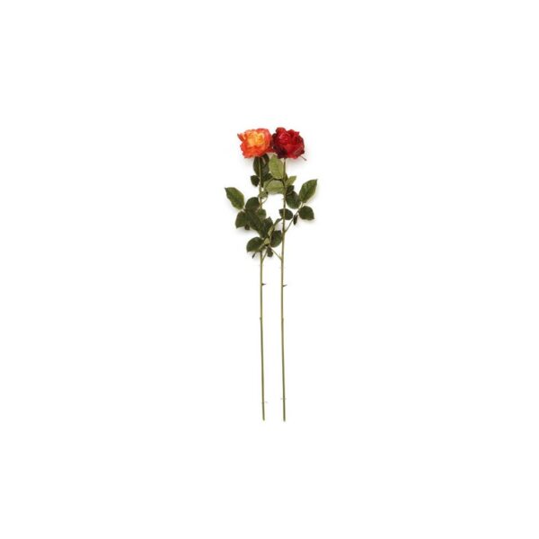SET DE 2 ROSAS ARTIFICIAL 65CM - Imagen 1