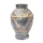 JARRON VERDE ORO 25CM