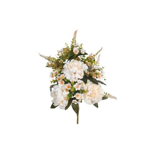 2401168_0 RAMO DE UNA CARA PEONIAS ARTIFICIAL 50CM - Imagen 1