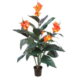 PLANTA CANA MUSA ARTIFICIAL EN MACETA