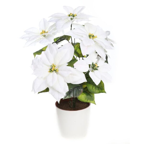 30506ME.01_0 POINSETTIA ARTIFICIAL MACETA COLOR 50CM - Imagen 1