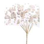 POMO PERLA FLOR ENGARZADA 18CM - Imagen 2