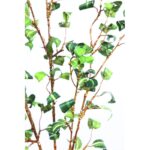 RAMA HOJAS FILO PLATEADO 129CM - Imagen 2