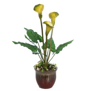 CALA EN MACETA ARTIFICIAL ALT 62CM