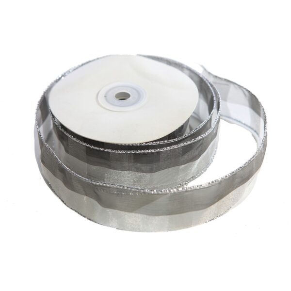 ROLLO CINTA PLATEADA 4CM - Imagen 1