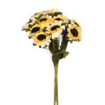 RAMILLETE MARGARITAS DE PAPEL X12, 30CM