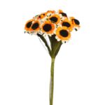 RAMILLETE MARGARITAS DE PAPEL X12, 30CM - Imagen 3