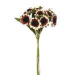 RAMILLETE MARGARITAS DE PAPEL X12, 30CM - Imagen 4