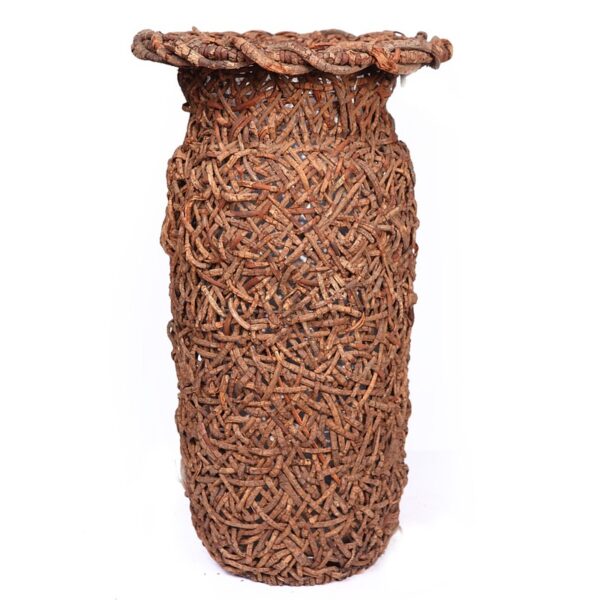 MACETERO DE RATTAN TRENZADO ALT 55 CM Ø 32 CM - Imagen 1