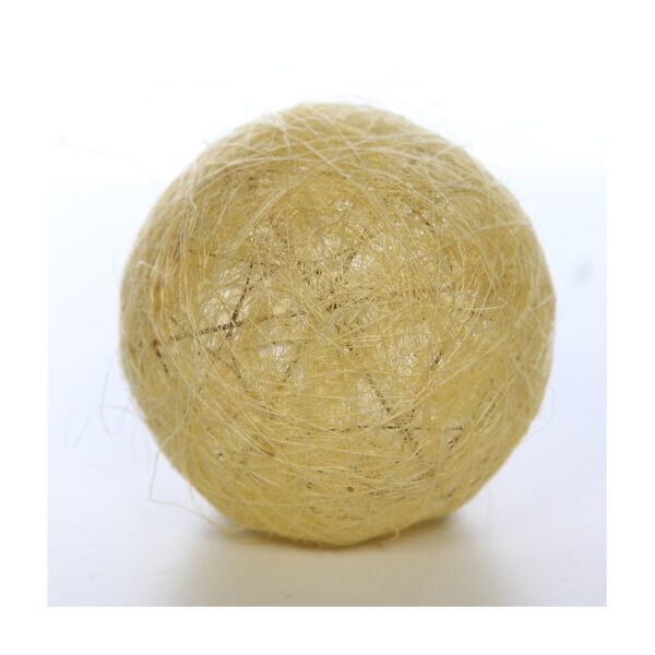 BOLA DECORATIVA DE SISAL 12,5CM - Imagen 2