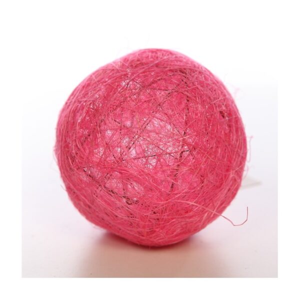 BOLA DECORATIVA DE SISAL 12,5CM - Imagen 5