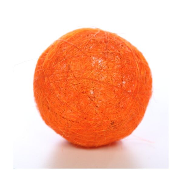 BOLA DECORATIVA DE SISAL 12,5CM - Imagen 7