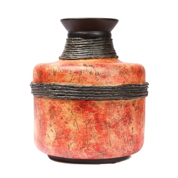 56618_0 JARRON CERAMICA BAJO ALT 27CM Ø22CM - Imagen 1