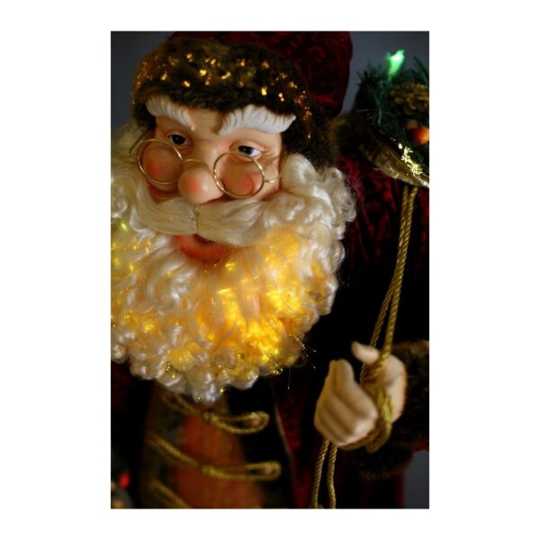PAPA NOEL CON LUZ 78 CM - Imagen 3