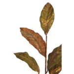 HOJA DE MAGNOLIA FILO DORADO ARTIFICIAL 90CM - Imagen 4