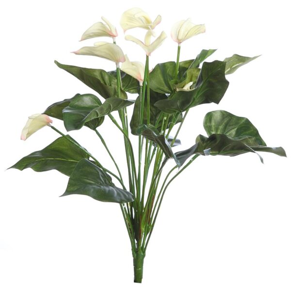 PLANTA ANTURIUM ARTIFICIAL, ALT 43CM - Imagen 3