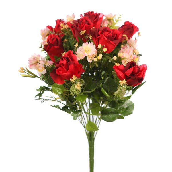 RAMO ROSAS ARTIFICIALES 44CM - Imagen 1