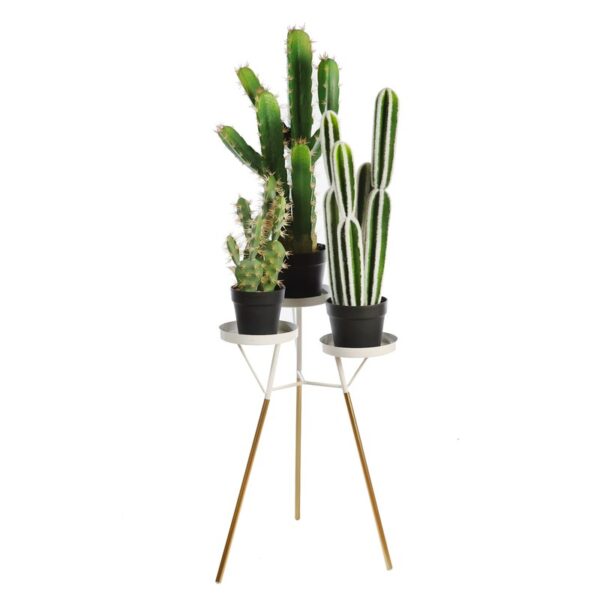 SOPORTE 3 PLANTAS METALICO 70CM - Imagen 3