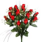 RAMO DE CAPULLOS X 18 ARTIFICIAL 43 CM