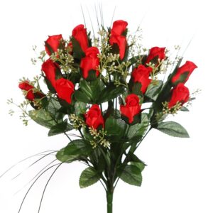 RAMO DE CAPULLOS X 18 ARTIFICIAL 43 CM