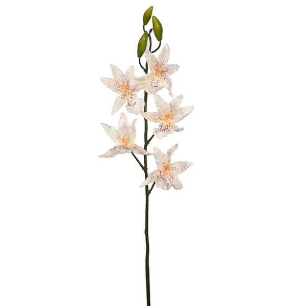 VARA ORQUIDEA MILTASSIA ARTIFICIAL 80CM - Imagen 2