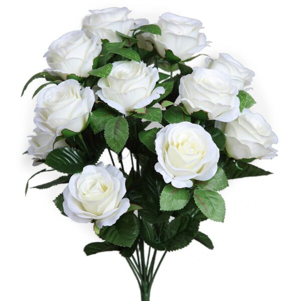 RAMO ROSAS ARTIFICIALES 43CM - Imagen 1