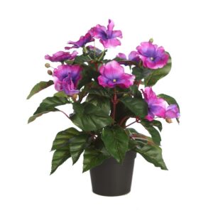 PLANTA IMPATIEN ARTIFICIAL EN MACETA, ALT. 30CM