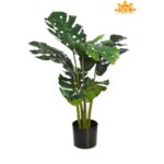 PLANTA MONSTERA ARTIFICIAL EN MACETA 78CM