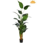 BANANERA ARTIFICIAL EN MACETA 210CM