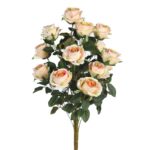 RAMO DE ROSAS X 15   54CM - Imagen 2