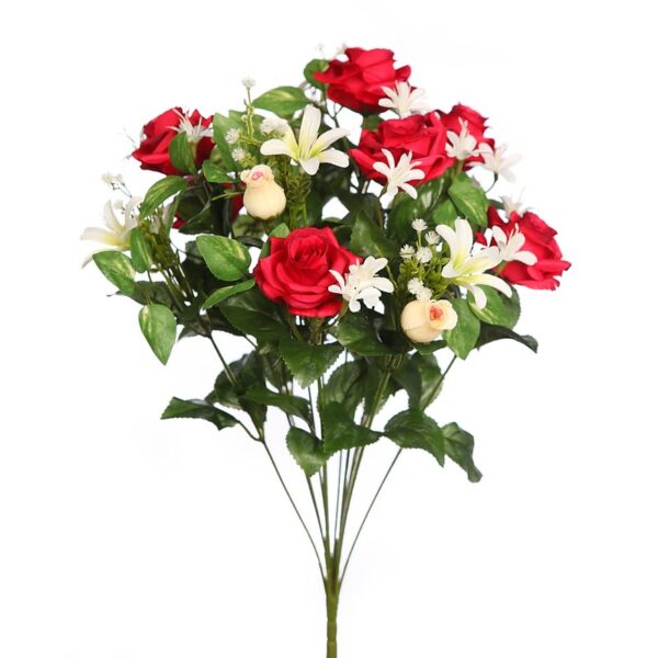 AD0192.03_0 RAMO DE ROSAS X 12 ARTIFICIAL 46CM - Imagen 1