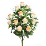 RAMO DE UNA CARA DE CAPULLOS ARTIFICIAL 50CM - Imagen 2