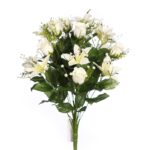 RAMO ROSAS Y LILIUMS ARTIFICIAL  52CM