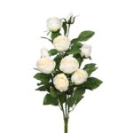 RAMO FRONTAL DE ROSAS ARTIFICIALES 60CM - Imagen 3
