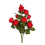 RAMO FRONTAL DE ROSAS ARTIFICIALES 60CM - Imagen 4