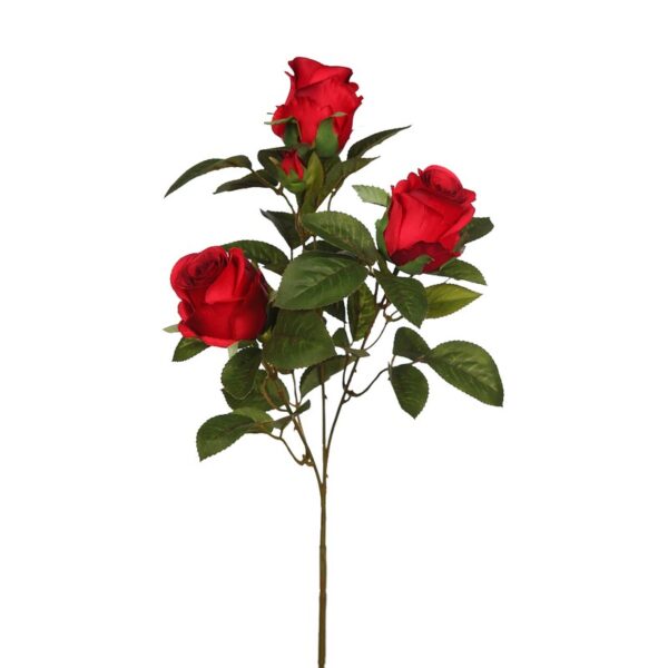 VARA ROSA X 3 ARTIFICIAL 70CM - Imagen 2