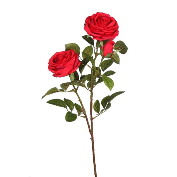 VARA ROSA CABBAGE X 3 ARTIFICIAL 85CM - Imagen 3