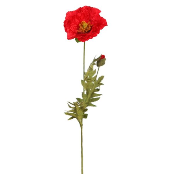AMAPOLA ARTIFICIAL 70CM - Imagen 1