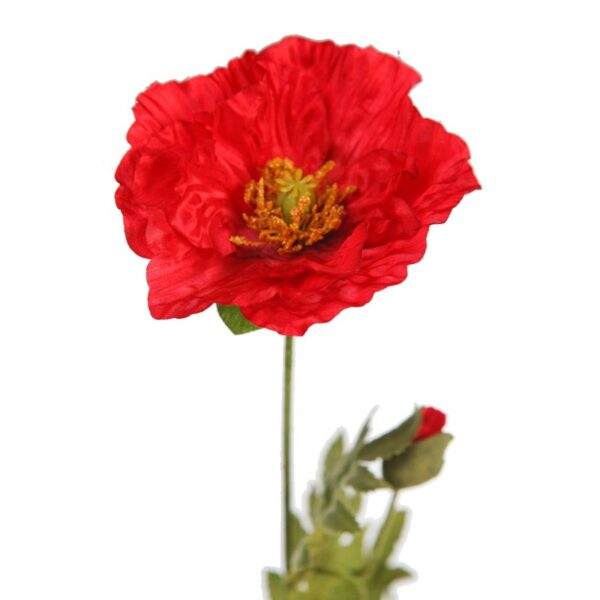 AMAPOLA ARTIFICIAL 70CM - Imagen 2
