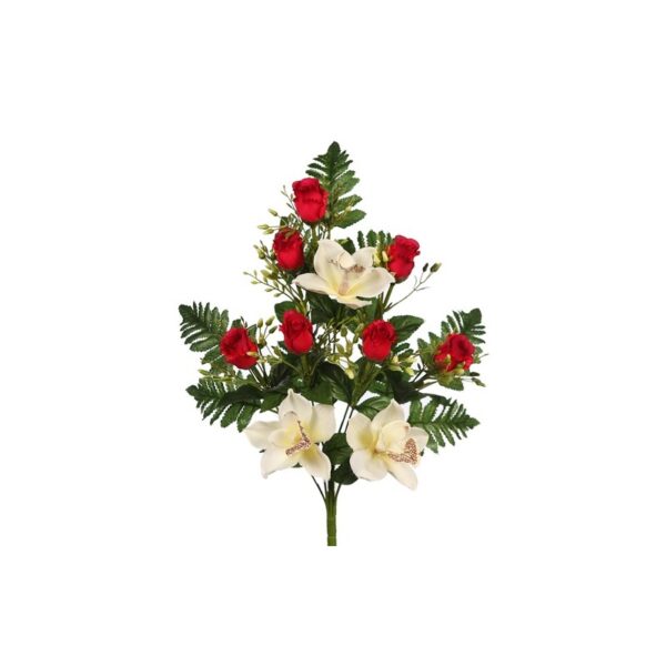 AD04103_0 RAMO ROSA Y ORQUIDEA ARTIFICIAL - Imagen 1