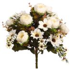 RAMO PEONIA ARTIFICIAL 36 CM