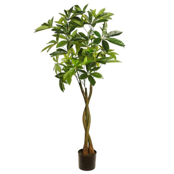 PACHIRA ARTIFICIAL CON MACETA 150CM - Imagen 1