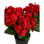 MACETA DE HORTENSIA ARTIFICIAL 28CM - Imagen 2